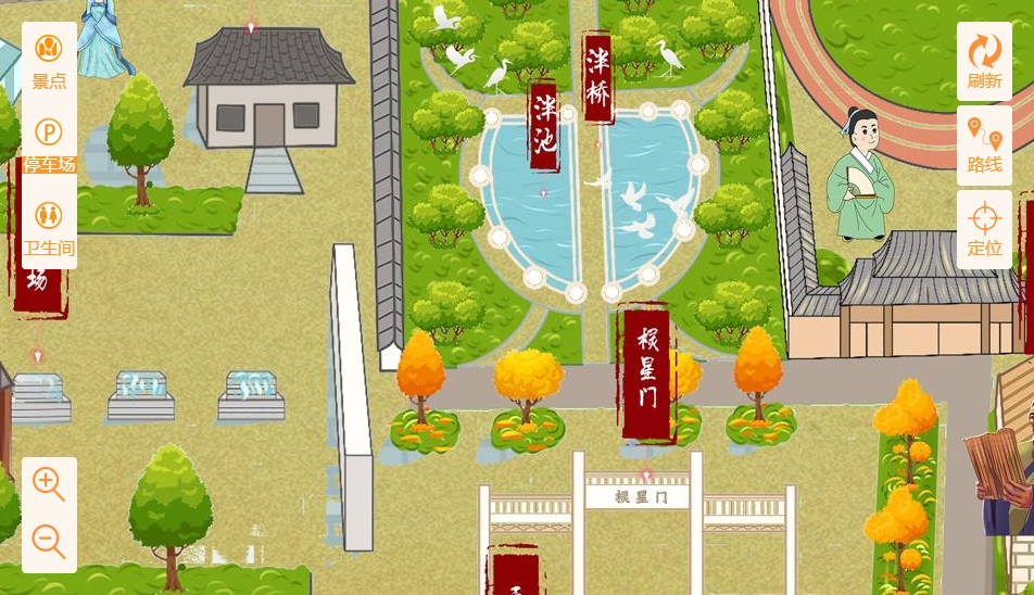 曲松手绘地图景区语音讲解导览系统：智慧景区建设的基石